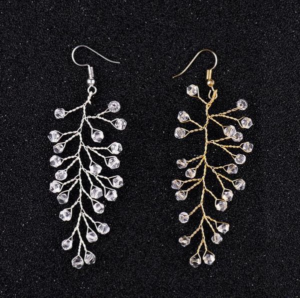 exquisite crystal long earring 2018 new wedding dress earrings accessories hand made joker earrings, Slivery;golden
exquisite crystal long earring 2018 new wedding dress earrings accessories hand made joker earrings, Slivery;golden