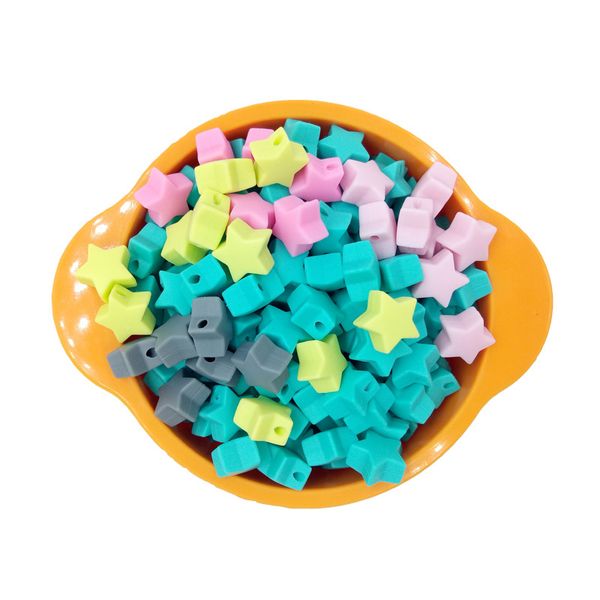 100шт силиконовые звезды шариков зубные diy ожерелье food grade жевательная star прорезыватель сыпучие бисера безопасные уход ювелирные аксе
100шт силиконовые звезды шариков зубные diy ожерелье food grade жевательная star прорезыватель сыпучие бисера безопасные уход ювелирные аксе