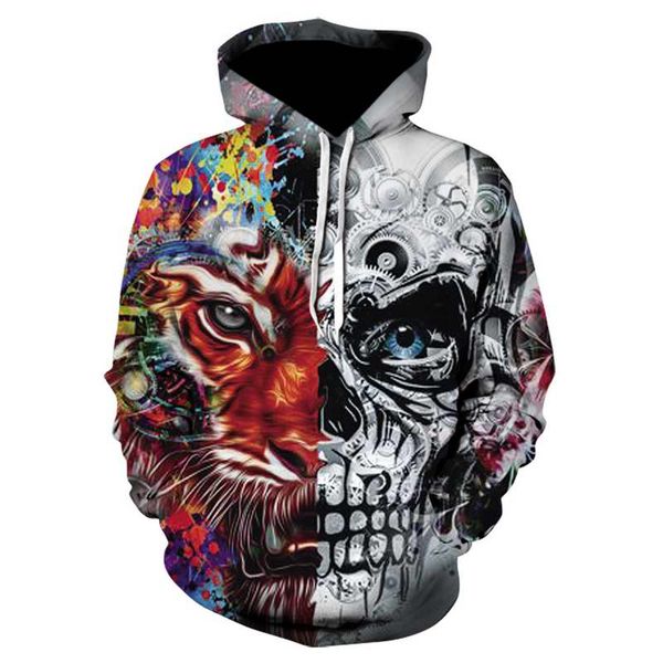 прохладный hoodies тигр и череп печать с капюшоном unisex толстовки пуловеры мода 3d толстовки мужские блузки спортивные костюмы, Black
прохладный hoodies тигр и череп печать с капюшоном unisex толстовки пуловеры мода 3d толстовки мужские блузки спортивные костюмы, Black