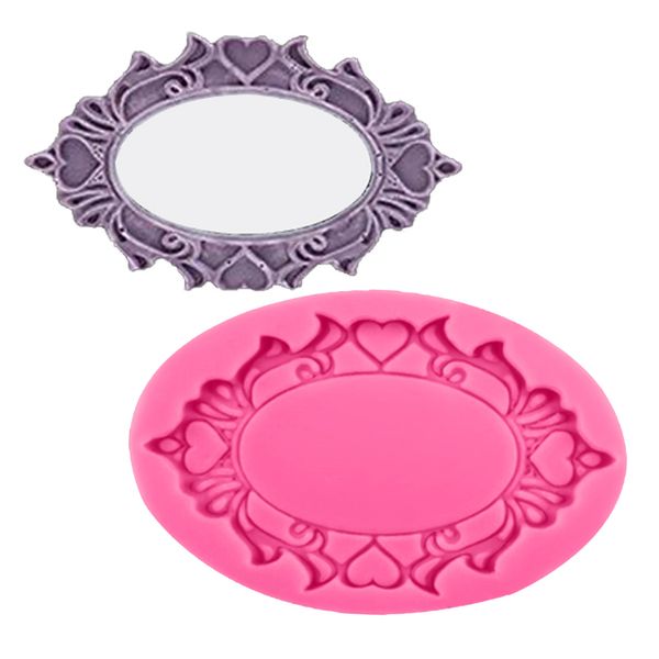 1pc retro frame mirror shape silicone mold baking pan cake decorating tools chocolate soap mold cake stencils kitchen diy tool
1pc retro frame mirror shape silicone mold baking pan cake decorating tools chocolate soap mold cake stencils kitchen diy tool
