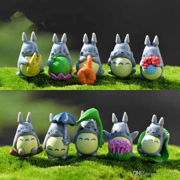 Mini Totoro Statue Garden Miniatures DIY Figurines Micro Moss Landscape Decoration Plastic craft 100pcs/lot T2I121
Mini Totoro Statue Garden Miniatures DIY Figurines Micro Moss Landscape Decoration Plastic craft 100pcs/lot T2I121