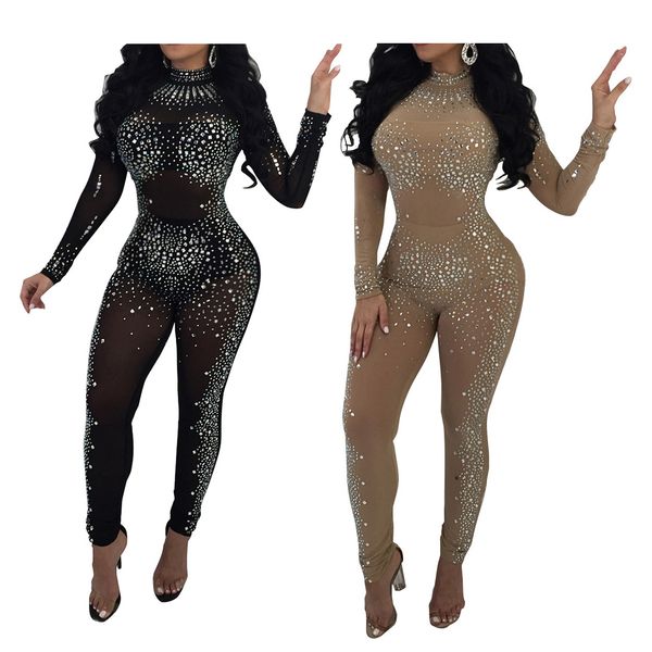 bodycon jumpsuit rompers see through shinning rhinestones lace mesh bodysuit women f0634 long sleeve, Black;white
bodycon jumpsuit rompers see through shinning rhinestones lace mesh bodysuit women f0634 long sleeve, Black;white