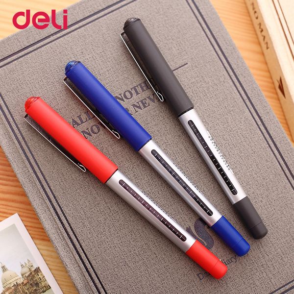 deli 6 pcs 3 colored ink gel pens for writing school office stationery supply ink visible 0.5 mm business sign pens
deli 6 pcs 3 colored ink gel pens for writing school office stationery supply ink visible 0.5 mm business sign pens