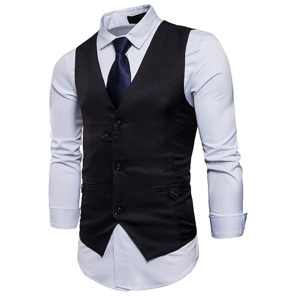 fashion formal men suit vests brand quality business unique button design solid color slim fit business dress waistcoat vest xxl, Black;white
fashion formal men suit vests brand quality business unique button design solid color slim fit business dress waistcoat vest xxl, Black;white