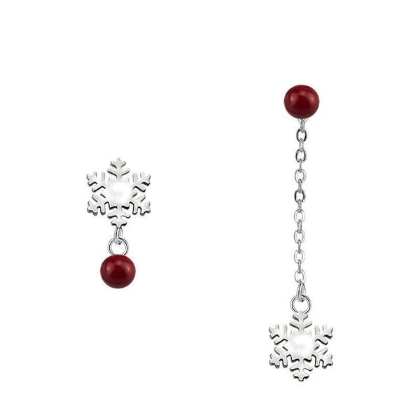 s925 silver earrings red agate bead snowflake drop earrings jewelry with 925 silver ear plug christmas gift
s925 silver earrings red agate bead snowflake drop earrings jewelry with 925 silver ear plug christmas gift