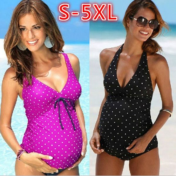 pregnant swimwear plus size maternity tankini set swimsuit women polka dot swimwear size s-5xl, White;black
pregnant swimwear plus size maternity tankini set swimsuit women polka dot swimwear size s-5xl, White;black