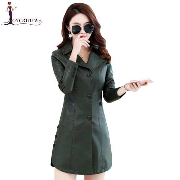 women jacket autumn pu leather coat 2018 new winter fashion sashes long plus size 4xl outerwear women leather trench coat xy232, Black
women jacket autumn pu leather coat 2018 new winter fashion sashes long plus size 4xl outerwear women leather trench coat xy232, Black