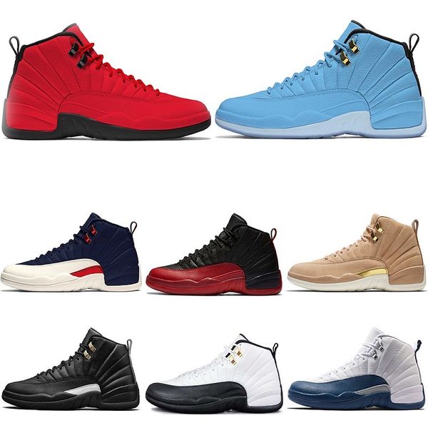 2018 12 12s men Basketball Shoes gym red flu game wolf grey University blue unc wool Dark Grey white GS Sports Sneakers
2018 12 12s men Basketball Shoes gym red flu game wolf grey University blue unc wool Dark Grey white GS Sports Sneakers