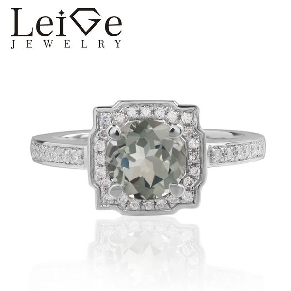 leige jewelry real green amethyst rings round cut halo engagement rings for woman 925 sterling silver, Golden;silver
leige jewelry real green amethyst rings round cut halo engagement rings for woman 925 sterling silver, Golden;silver