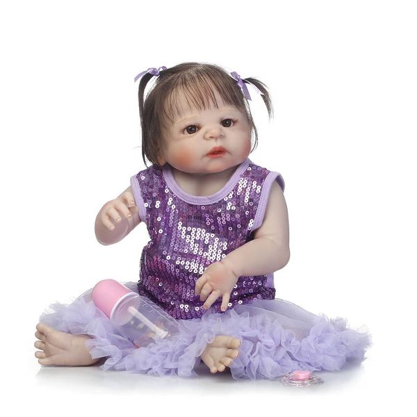57cm full silicone body reborn baby girl doll lifelike baby dolls bebe reborn babies toddle play house bath toy brinquedos gifts
57cm full silicone body reborn baby girl doll lifelike baby dolls bebe reborn babies toddle play house bath toy brinquedos gifts