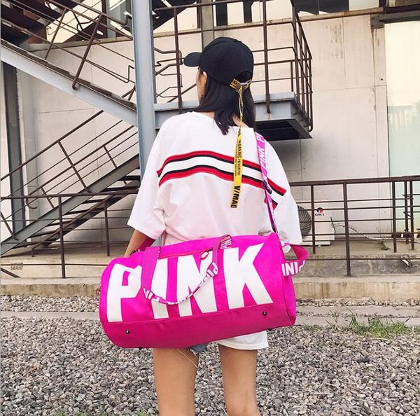 Sport Outdoor Packs Pink Letter Duffel Bags organizer Large Pink Men Women Travel Bag Waterproof Casual Beach Exercise Luggage Bags
Sport Outdoor Packs Pink Letter Duffel Bags organizer Large Pink Men Women Travel Bag Waterproof Casual Beach Exercise Luggage Bags