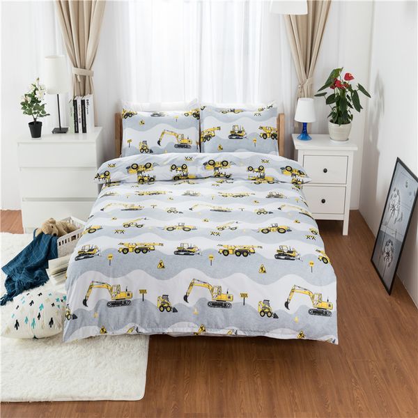 excavator traffic series pattern bedding set super soft kids duvet cover set quilt cover and pillowcase bed for chirldren
excavator traffic series pattern bedding set super soft kids duvet cover set quilt cover and pillowcase bed for chirldren