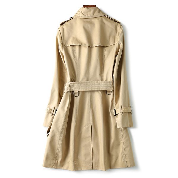 double sleeve spring neck coats button long quality breasted autumn windbreakers lapel womens high trench clothes casual ulqwp, Black
double sleeve spring neck coats button long quality breasted autumn windbreakers lapel womens high trench clothes casual ulqwp, Black