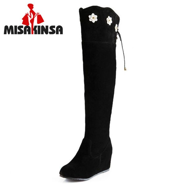 misakinsa women wedge over knee boot snow fashion winter warm long boots riding botas masculina quality footwear shoes size34-43, Black
misakinsa women wedge over knee boot snow fashion winter warm long boots riding botas masculina quality footwear shoes size34-43, Black