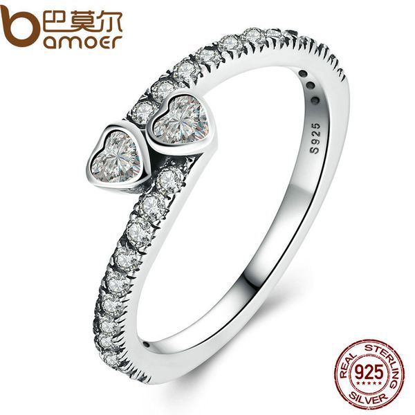 bamoer genuine 925 sterling silver forever hearts, clear cz finger ring women wedding jewelry pa7614 s18101608, Slivery;golden
bamoer genuine 925 sterling silver forever hearts, clear cz finger ring women wedding jewelry pa7614 s18101608, Slivery;golden