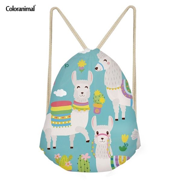 coloranimal cute cartoon alpaca pattern women men mini drawstring bag backpack for teenager girl boy casual storage bags
coloranimal cute cartoon alpaca pattern women men mini drawstring bag backpack for teenager girl boy casual storage bags