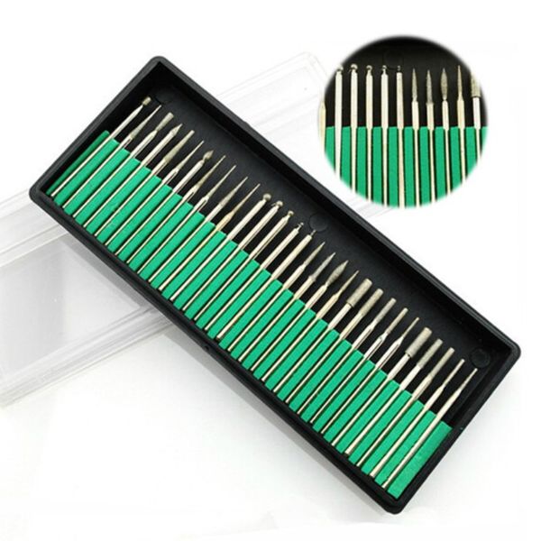 30pcs/set nail drill bits electric pedicure bits for manicure machine 2.35 rod filing manicure tool for nail art drill file, Silver
30pcs/set nail drill bits electric pedicure bits for manicure machine 2.35 rod filing manicure tool for nail art drill file, Silver
