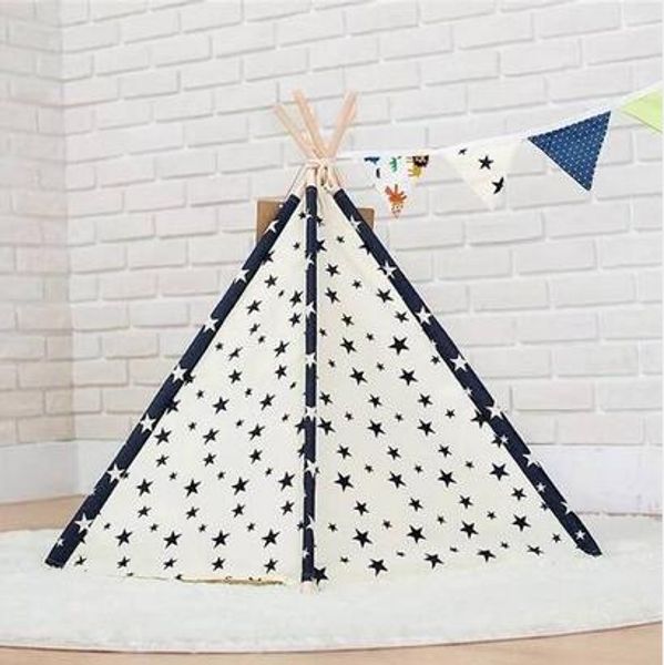 2019 wholesales pet teepee tent dog cat toy house portable washable pet bed star pattern
2019 wholesales pet teepee tent dog cat toy house portable washable pet bed star pattern