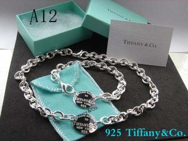 New Fashion 2018 Jewelry Curb Bracelets Necklace chains 925silver A12 Set with boxes
New Fashion 2018 Jewelry Curb Bracelets Necklace chains 925silver A12 Set with boxes