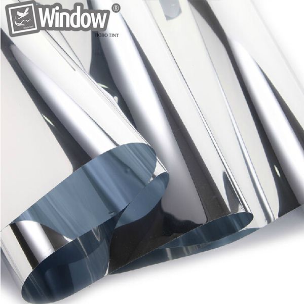 

98% ir rejection mirror silver 20% 60"x50' commercial window film / exterior tint