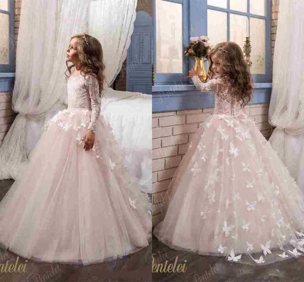 butterfly flower girls dresses 2018 new pentelei with long sleeves and crew neck appliques blush pink little girls prom gowns 513, White;red
butterfly flower girls dresses 2018 new pentelei with long sleeves and crew neck appliques blush pink little girls prom gowns 513, White;red