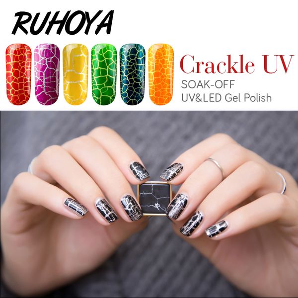 ruhoya all 12pcs set crackle uv gel nail polish soak off primer needed base coat new arrival crackle shatter gel lacquer, Red;pink
ruhoya all 12pcs set crackle uv gel nail polish soak off primer needed base coat new arrival crackle shatter gel lacquer, Red;pink