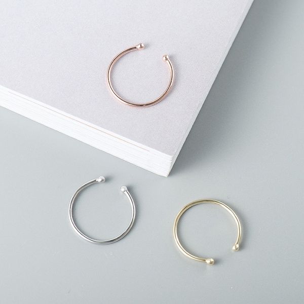100% 925 sterling silver ring 925 for women fashion simple smooth thin little silver jewelry opening finger rings female, Golden;silver
100% 925 sterling silver ring 925 for women fashion simple smooth thin little silver jewelry opening finger rings female, Golden;silver