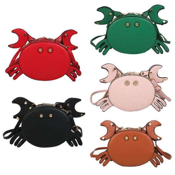crab shape design messenger bags women pu leather pure color zipper crossbody bag female handbags
crab shape design messenger bags women pu leather pure color zipper crossbody bag female handbags