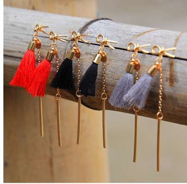 fashion jewelry long pendientes earrings tassel metal chain earrings for women brincos, Golden 
fashion jewelry long pendientes earrings tassel metal chain earrings for women brincos, Golden
