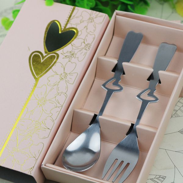 sg 100sets/lot perfect pair coffee spoons and fork in gift box party souvenirs wedding gifts for guest
sg 100sets/lot perfect pair coffee spoons and fork in gift box party souvenirs wedding gifts for guest