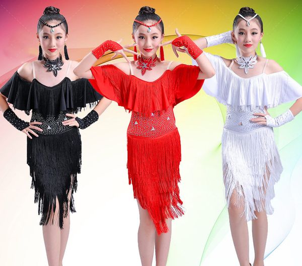 children tassel bright drill black red white latin salsa dress child girls kids latin dance dresses girls dance costumes
children tassel bright drill black red white latin salsa dress child girls kids latin dance dresses girls dance costumes