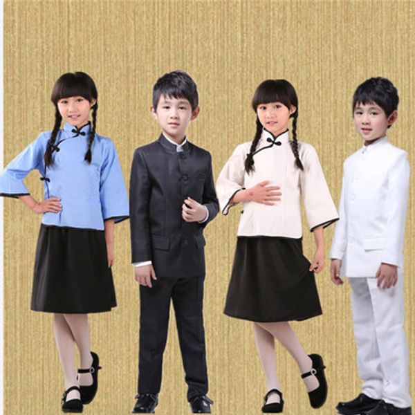 children of female students show clothing boy graduated from national costumes wind ancient costume pgraphy clothing, Blue
children of female students show clothing boy graduated from national costumes wind ancient costume pgraphy clothing, Blue