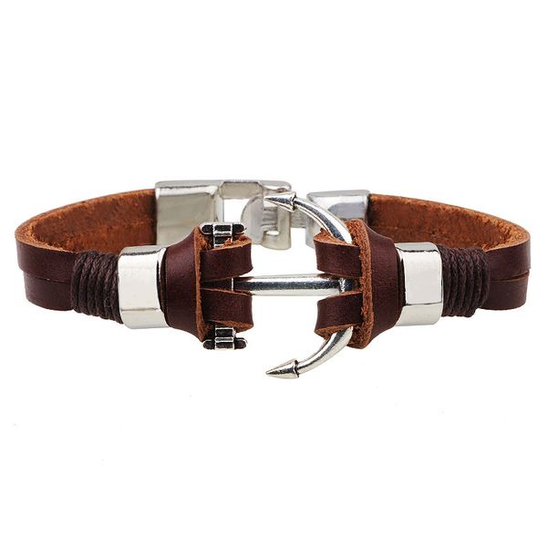 anchor bracelet for men stainless steel jewelry friend gift stainless steel bracelet genuine cow leather bracelet, Golden;silver
anchor bracelet for men stainless steel jewelry friend gift stainless steel bracelet genuine cow leather bracelet, Golden;silver