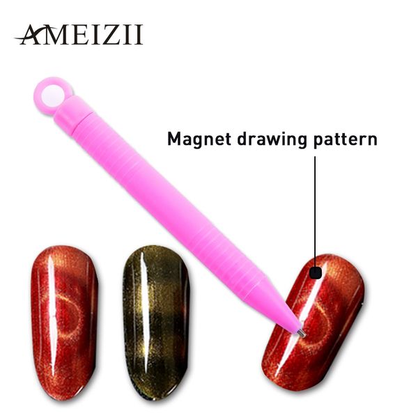 ameizii 1pcs nail magnet pen for 3d magnetic cat eyes nail gel polish manicure gel tips painting dotting magnetic art tools, Silver
ameizii 1pcs nail magnet pen for 3d magnetic cat eyes nail gel polish manicure gel tips painting dotting magnetic art tools, Silver