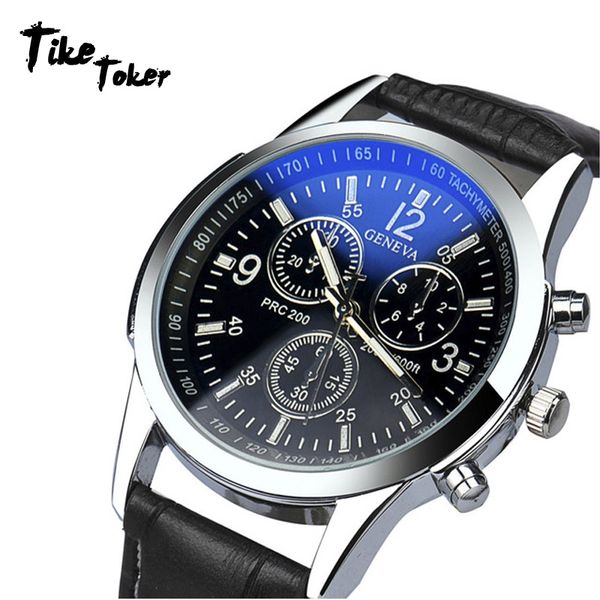 tike toker,2018 fashion faux leather watches mens blue ray glass quartz analog watch wristwatch clock8, Slivery;brown
tike toker,2018 fashion faux leather watches mens blue ray glass quartz analog watch wristwatch clock8, Slivery;brown