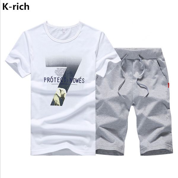 casual k-rich mens suits two pieces clothing set summer men's sportswear sportsman wear o-neck short sleeve man clothing -4xl, Gray
casual k-rich mens suits two pieces clothing set summer men's sportswear sportsman wear o-neck short sleeve man clothing -4xl, Gray