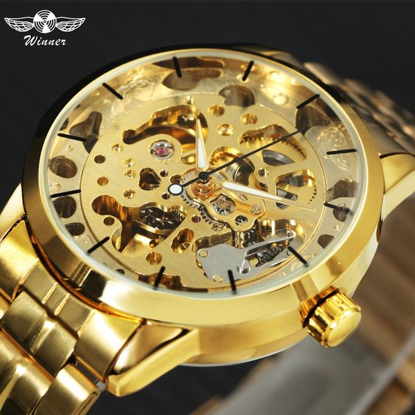 winner golden men automatic mechanical wrist watches skeleton louvre series luminous hands full stainless steel watches, Slivery;brown
winner golden men automatic mechanical wrist watches skeleton louvre series luminous hands full stainless steel watches, Slivery;brown