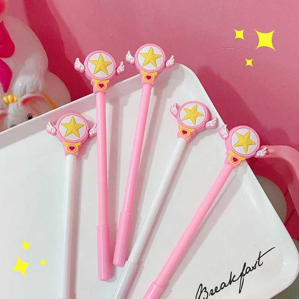 4 pcs/set cartoon magic star scepter gel pen signature pen escolar papelaria school office supply stationery gift
4 pcs/set cartoon magic star scepter gel pen signature pen escolar papelaria school office supply stationery gift