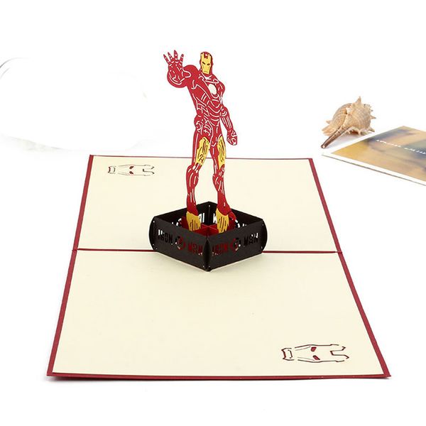 3d pop up cartoon greeting card happy birthday iron man laser cut postcards vintage cards ing
3d pop up cartoon greeting card happy birthday iron man laser cut postcards vintage cards ing