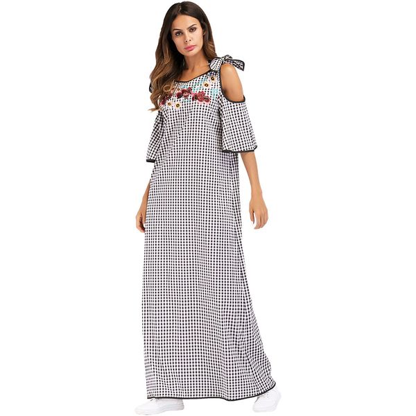 #187038# new muslim women long ethnic style embroidery collage shoulder dresses gowns ramadan dresses for women dubai islamic fashion, Red
#187038# new muslim women long ethnic style embroidery collage shoulder dresses gowns ramadan dresses for women dubai islamic fashion, Red
