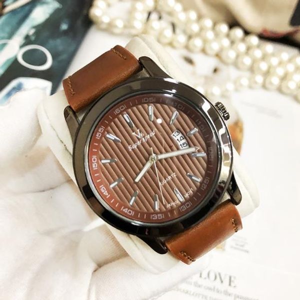 new quartz watch waterproof calendar men watch trend leisure personality men watch black and brown are optional, Slivery;brown
new quartz watch waterproof calendar men watch trend leisure personality men watch black and brown are optional, Slivery;brown