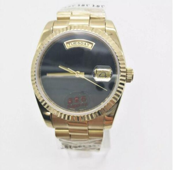 luxury watch men automatic rolix day date big black face mechanics men's watches sapphire original 18k gold stainless steel clasp, Slivery;brown
luxury watch men automatic rolix day date big black face mechanics men's watches sapphire original 18k gold stainless steel clasp, Slivery;brown