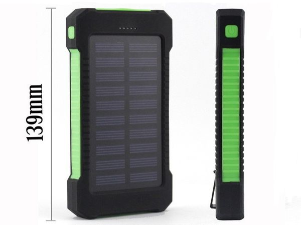 Solar Power Bank Dual USB Power Bank with LED light 20000mAh waterproof powerbank bateria external Portable charger for iphone7
Solar Power Bank Dual USB Power Bank with LED light 20000mAh waterproof powerbank bateria external Portable charger for iphone7