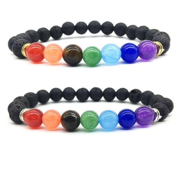 fashion 8mm natural black lava stone beads 7 chakra bracelet diy volcano rock essential oil diffuser bracelet for wome
fashion 8mm natural black lava stone beads 7 chakra bracelet diy volcano rock essential oil diffuser bracelet for wome