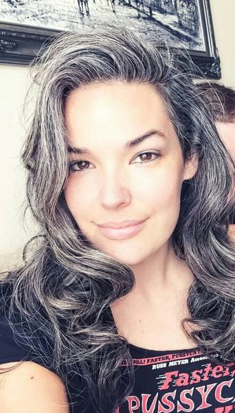 wavy gray pony tail hairpiece salt and pepper silver grey real hair ponytaill wrap around, Black
wavy gray pony tail hairpiece salt and pepper silver grey real hair ponytaill wrap around, Black