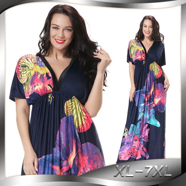 лето высокое качество женщин плюс размер dressessess xl-7xl элегантный boho bohemia платье bat рукавом глубокий v-образным вырезом печати пл, Black;gray
лето высокое качество женщин плюс размер dressessess xl-7xl элегантный boho bohemia платье bat рукавом глубокий v-образным вырезом печати пл, Black;gray