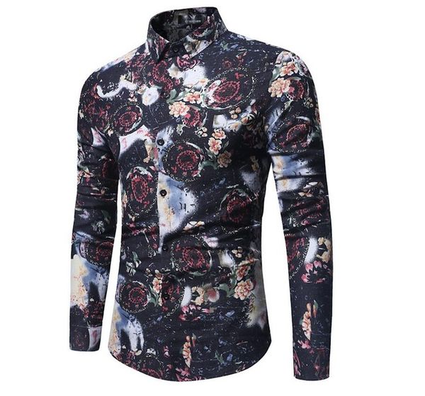 new trend flower shirt men 2018 spring new print shirt brand clothes flax casual business hawaiian long sleeve dress shirtssale, White;black
new trend flower shirt men 2018 spring new print shirt brand clothes flax casual business hawaiian long sleeve dress shirtssale, White;black
