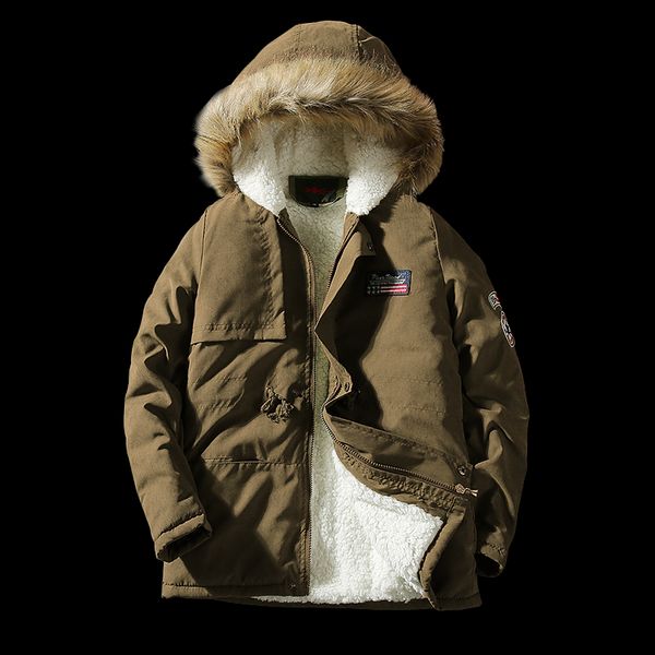 new winter cotton-padded clothes mens parka jacket winter mens coat 5xl big fur collar plus velvet, Black
new winter cotton-padded clothes mens parka jacket winter mens coat 5xl big fur collar plus velvet, Black