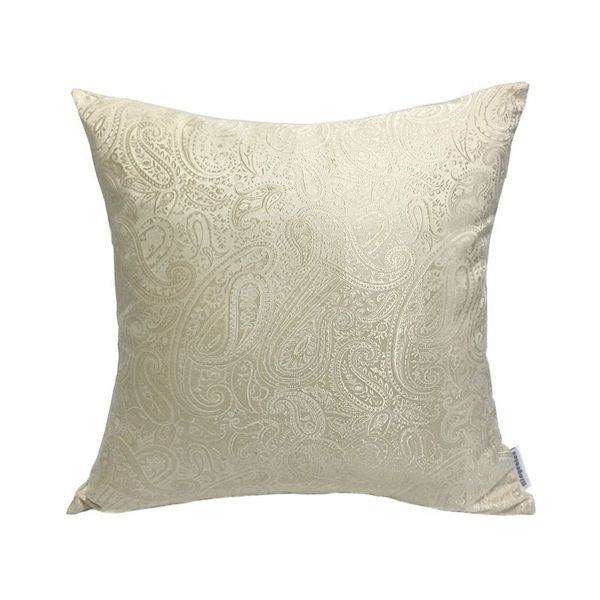 luxurious ivory paisley decorative throw pillow case 45x45cm jacquard woven floor sofa chair home bedding polyester soft cushion cover
luxurious ivory paisley decorative throw pillow case 45x45cm jacquard woven floor sofa chair home bedding polyester soft cushion cover