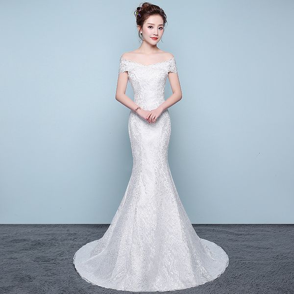 mermaid wedding dresses 2018 long lace vintage bridal gown princess plus size vestidos de noiva, White
mermaid wedding dresses 2018 long lace vintage bridal gown princess plus size vestidos de noiva, White